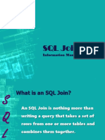 SQL Join: Information Management 1