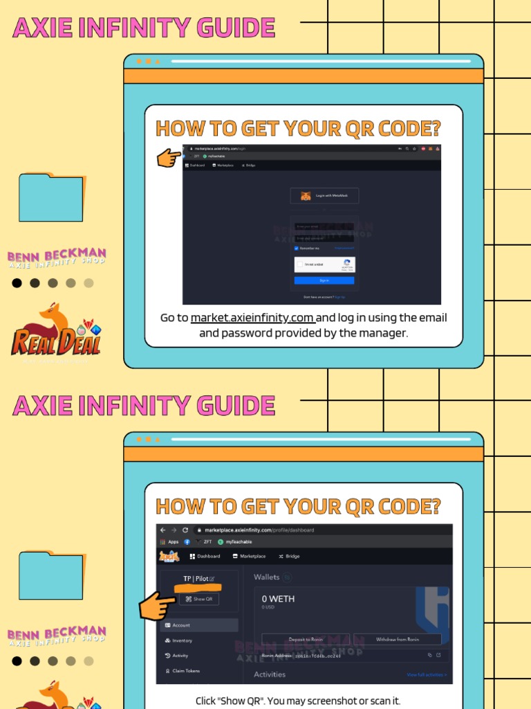 Axie Infinity Login and Team Setup Guide | PDF