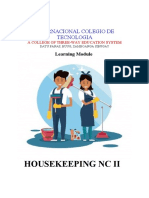 K To 12 Household Services Learning Module