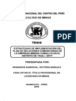 Estrategias de Implementación Del Plan de Relaciones Comunitarias