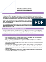 Pet/Ct Scan Information For Patients With Diabetes