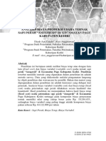 Analysis Biaya Produksi Usaha Ternak Sapi Perah "Anugerah" Di Kecamatan Pagu Kabupaten Kediri