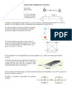 Tema 1. Ejemplos de Corriente Continua II