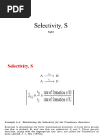 Selectivity, S