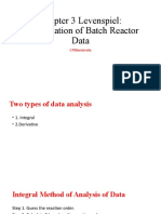 Chapter 3 Levenspiel: Interpretation of Batch Reactor Data: Cpmonterola