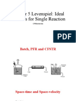 Chapter 5 Levenspiel: Reactors for Single Reactions