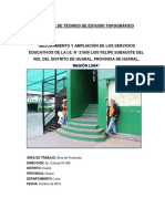 Informe Topografico Colegio Huaral