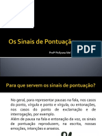 Os Sinais de Pontuação