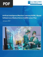 Artificial Intelligence/Machine Learning (Ai/Ml) - Based Software As A Medical Device (Samd) Action Plan