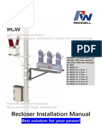 RCW Recloser Installation Manual