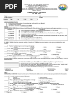 Summative Test in Mapeh 8 1