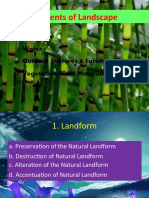 Landscape Elements Guide: Landforms, Water Features, Plants