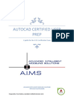 Autocad Certified User Prep: A Guide For The ACU Certification Exam