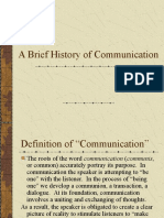 Lesson 3 Ppt-History of Communication