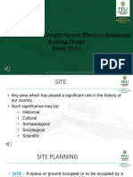 Site Analysis and Climatic Factors in Building Design