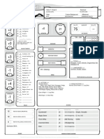 Cécile Abridged DND Sheet