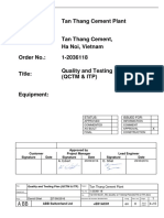 Plant: Tan Thang Cement Plant: Approved Information Commented Comment As Built Approval Final Construction