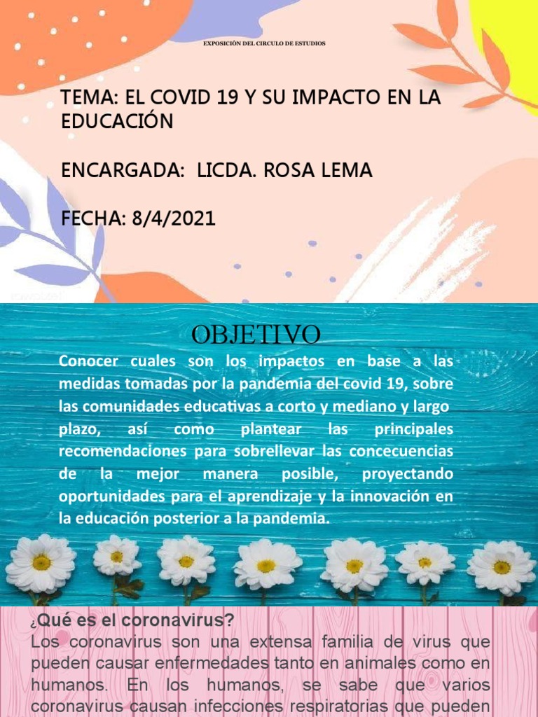 Impacto del COVID-19 en la Educación | PDF | Unicef | America latina