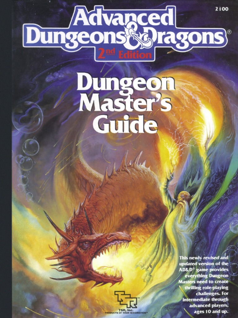 Dungeon Master Guide PDF Tsr, Inc. Fantasy Games