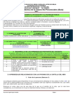 Planeacion Didactica de La Clase No Presencial ReligiÃ N