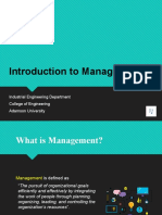 Introduction To Management (Slides)
