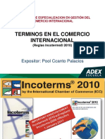 Gestión del comercio internacional y reglas Incoterms