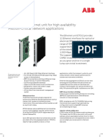 XMC20 ETO12: High Density Ethernet Unit For High Availability Mission-Critical Network Applications