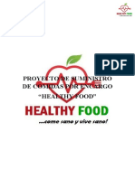 Proyecto de Suministro de Comidas Por Encargo "Healthy Food"