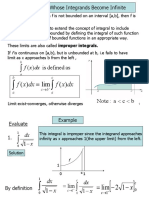 DX X F DX X F: 2.2 Integrals Whose Integrands Become Infinite