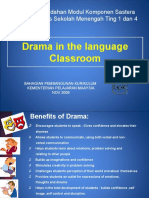 Drama in The Language Classroom: Taklimat Pendedahan Modul Komponen Sastera Bahasa Inggeris Sekolah Menengah Ting 1 Dan 4