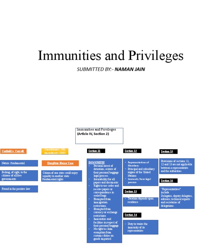 Understanding Immunities and Privileges | PDF | Sovereign Immunity ...