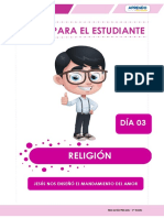 Ficha para El Estudiante: Religión