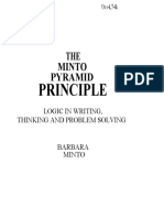 The Minto Pyramid Principle. Cap 1