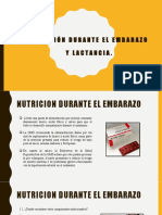 Nutricion en El Embarazo y Lactancia