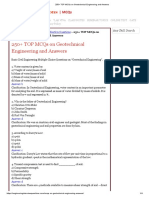 250+ TOP MCQs on Geotechnical Engineering and Answers