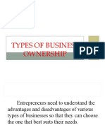 Types of Business Ownership Explained