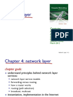Network Layer Chapter Summary