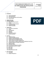 SOP-Piping Fabrication & Installation