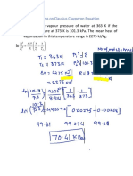 Problems On Clausius Clayperon Eqn