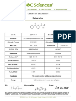 Certificate of Analysis: Ketoprofen