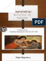 Pagtatahip:: Activity On Culture
