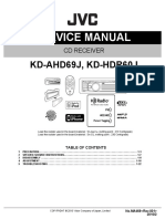 Service Manual: KD-AHD69J, KD-HDR60J