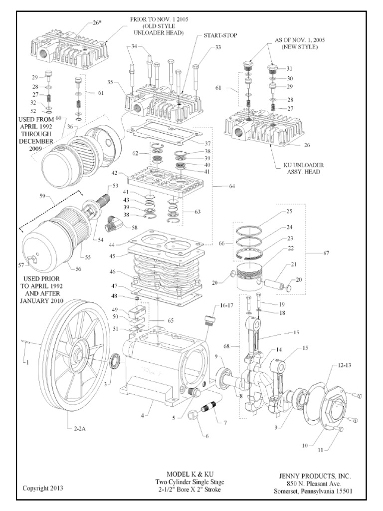KPump Air Compressor | PDF | Piston | Valve