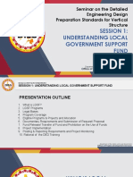 Session 1: Understanding Local Government Support Fund