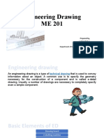 Engineering Drawing ME 201: Lailatul Nehar Lecturer Department of Mechanical Engineering, City University, Dhaka