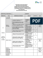 Dosificacion Anual Tecnología 1 2019-2020 - Sesiones