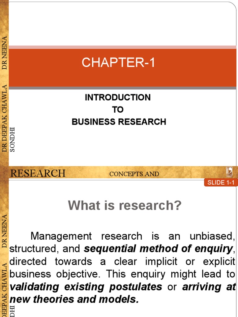 Ch1 Ppt Research Methodology Pdf Hypothesis Cognition