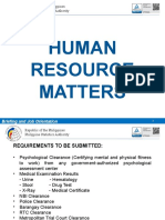 Human Resource Matters: Republic of The Philippines Philippine Statistics Authority