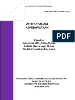 Antropologi Keperawatan: Penulis: Adventus MRL, SKM.,M.Kes I Made Merta Jaya, M.Kes Ns. Donny Mahendra, S.Kep