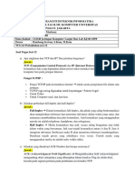 SINGKAT SOAL TCP/IP DAN JARINGAN KOMPUTER